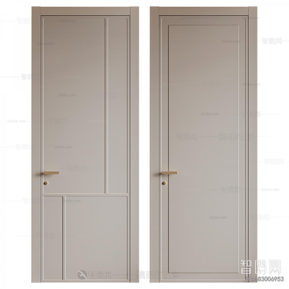 Modern Single Door