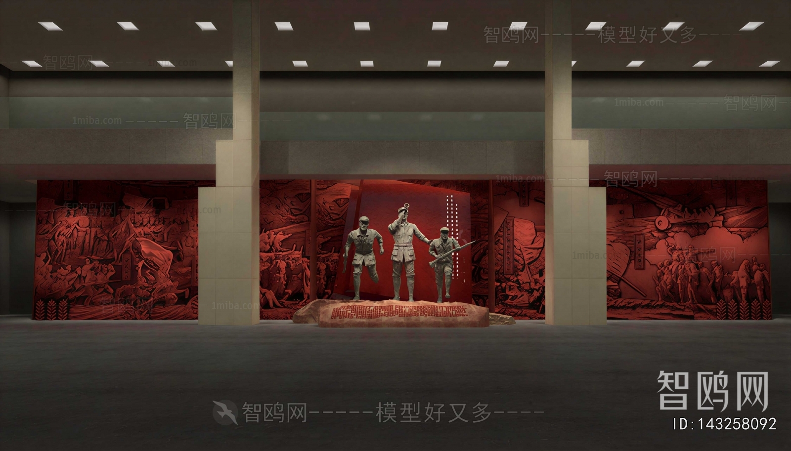 New Chinese Style Exhibition Hall