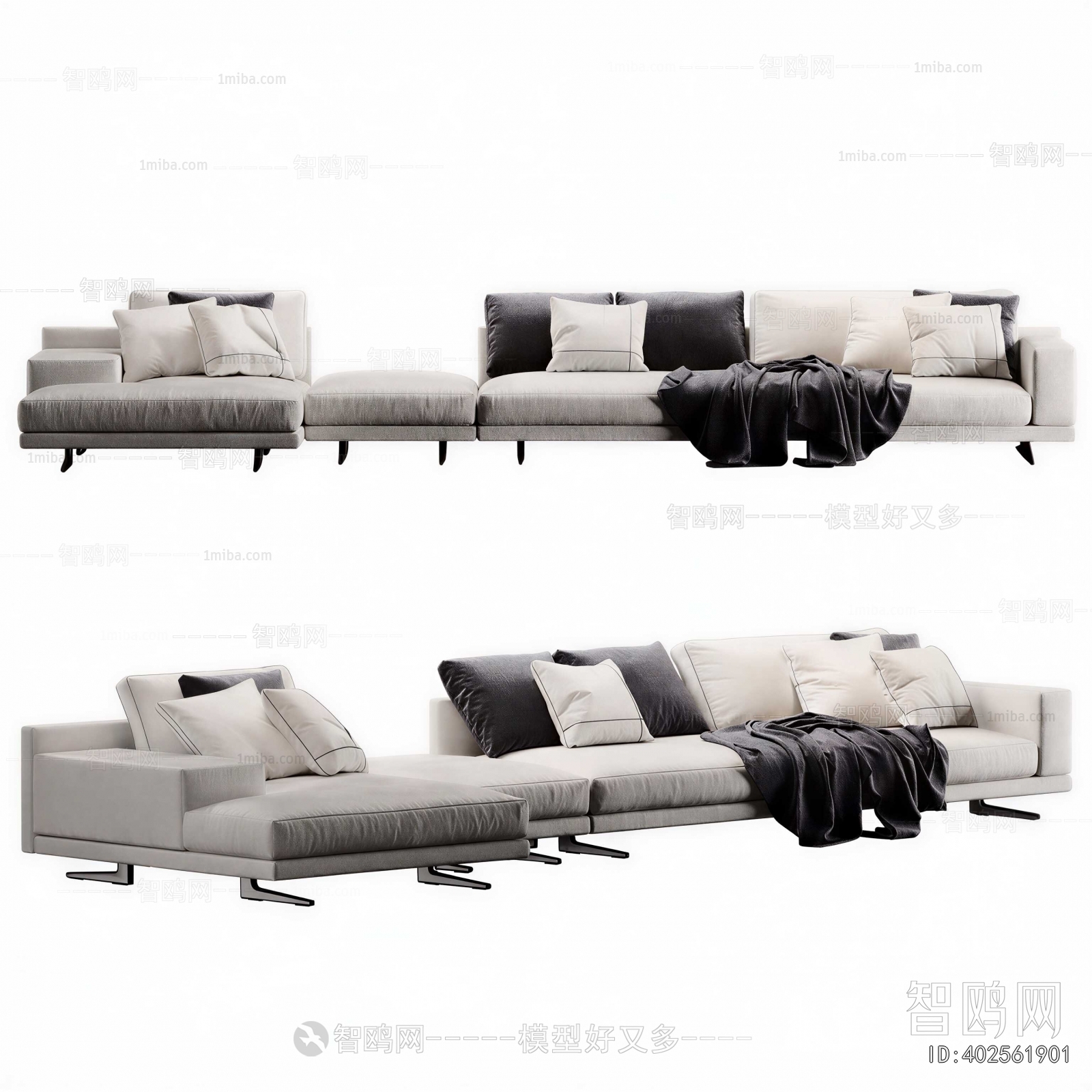 Modern Multi Person Sofa