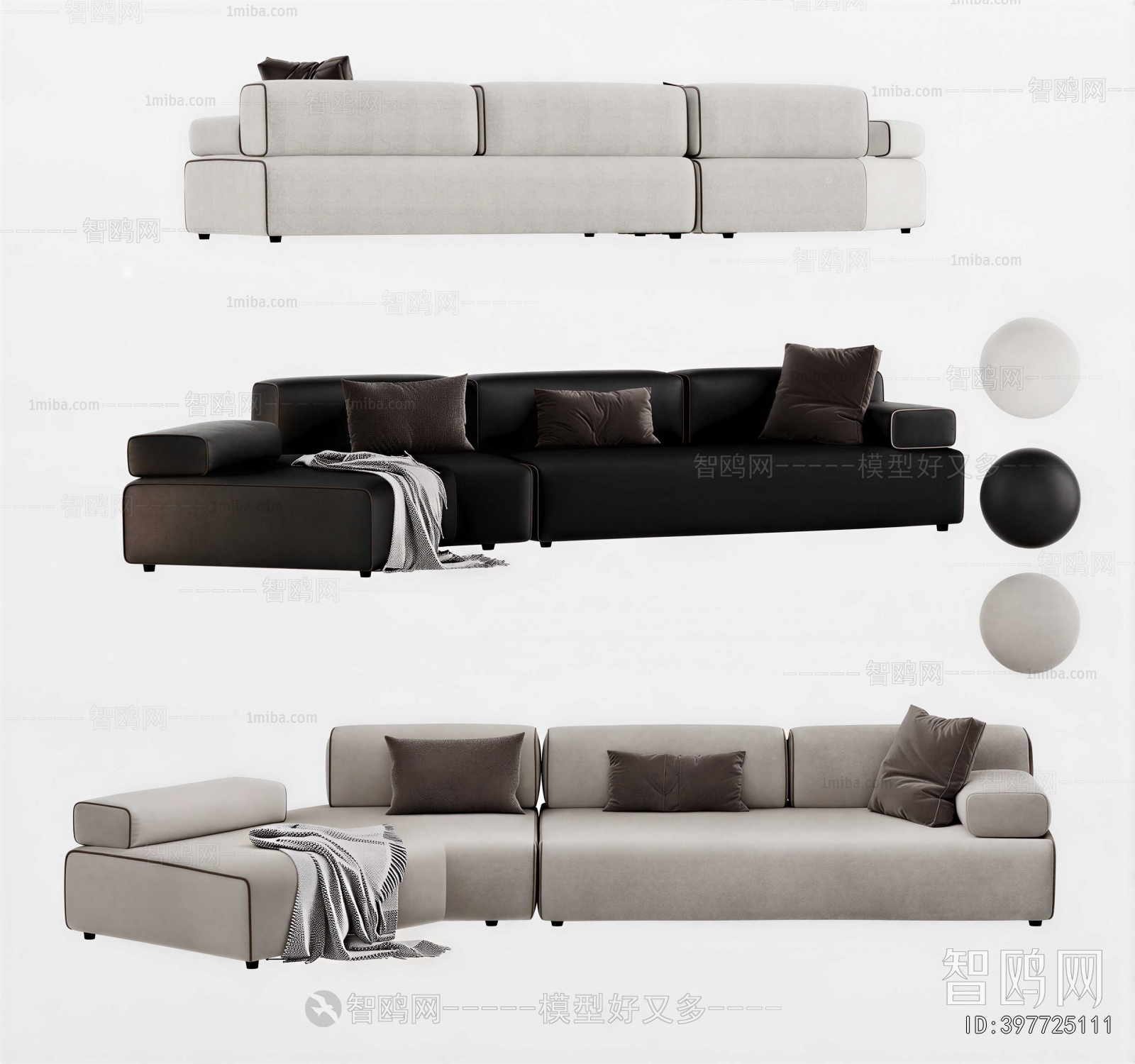 Modern Shaped Sofa