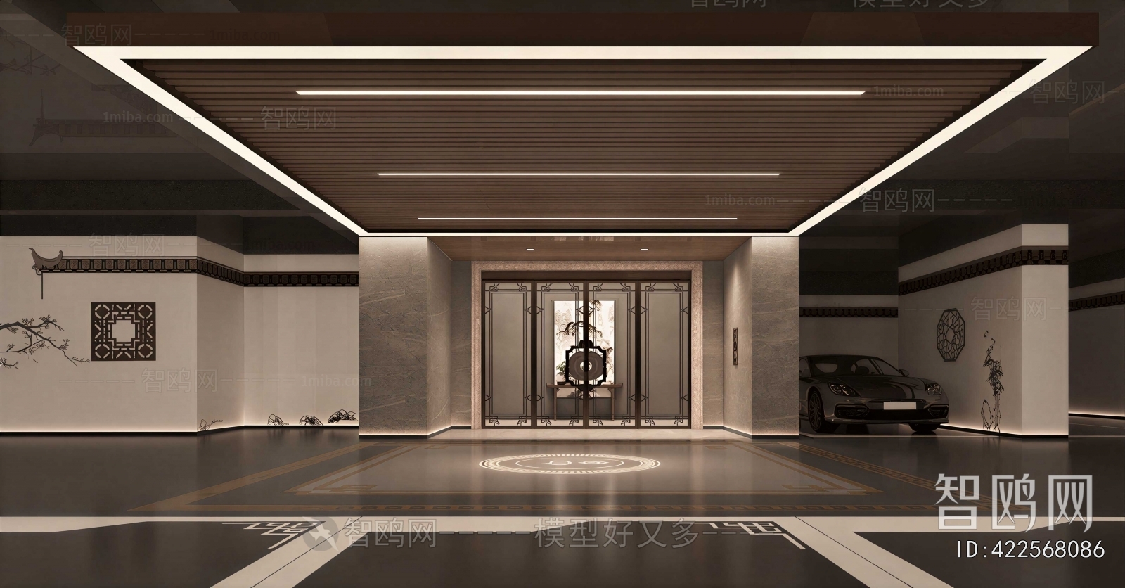 New Chinese Style Underground Garage