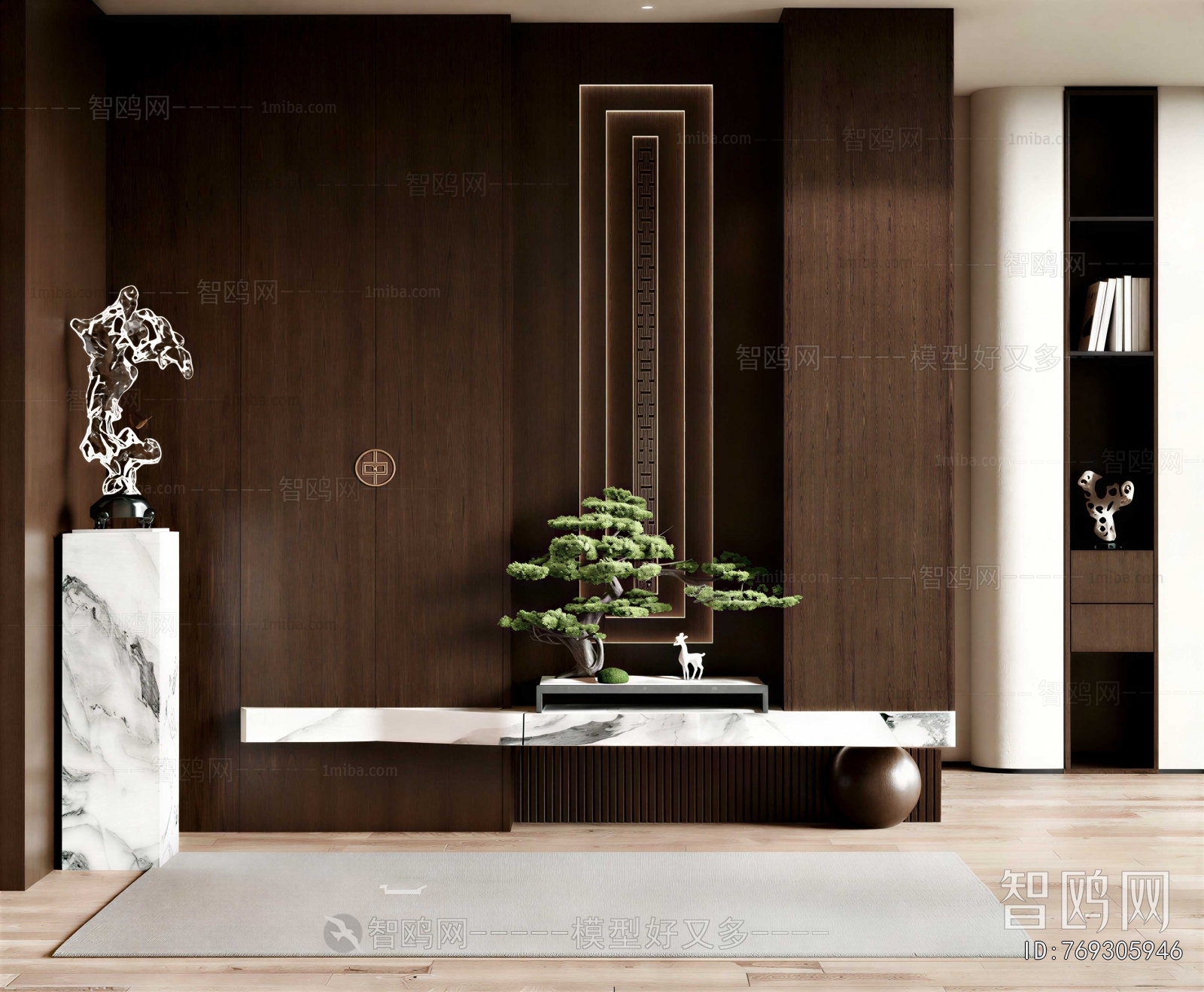 New Chinese Style Hallway