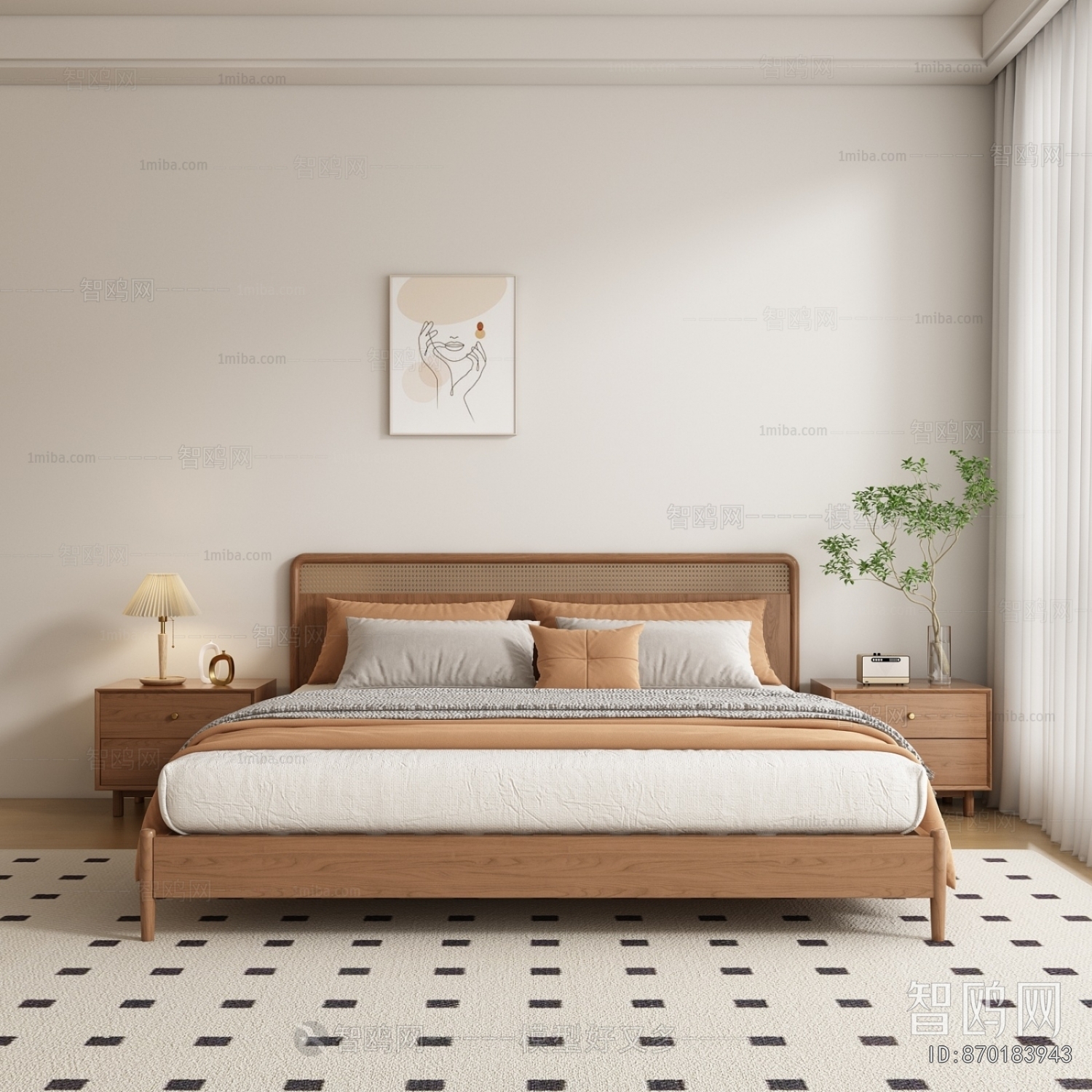 Modern Double Bed