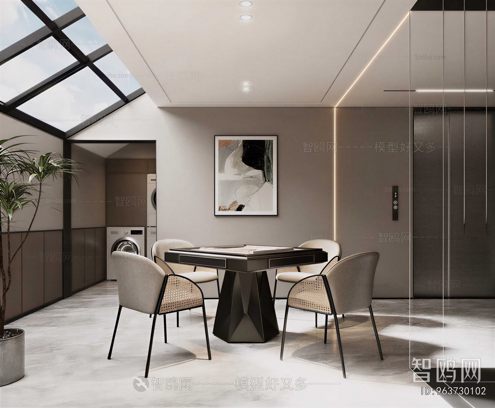 Modern Chess And Card Room