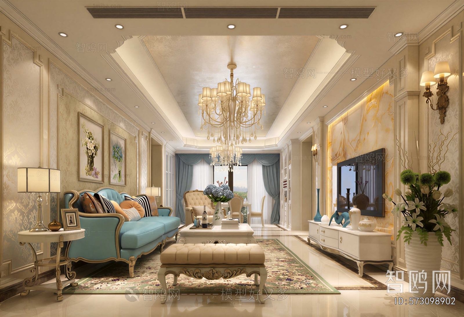 European Style A Living Room