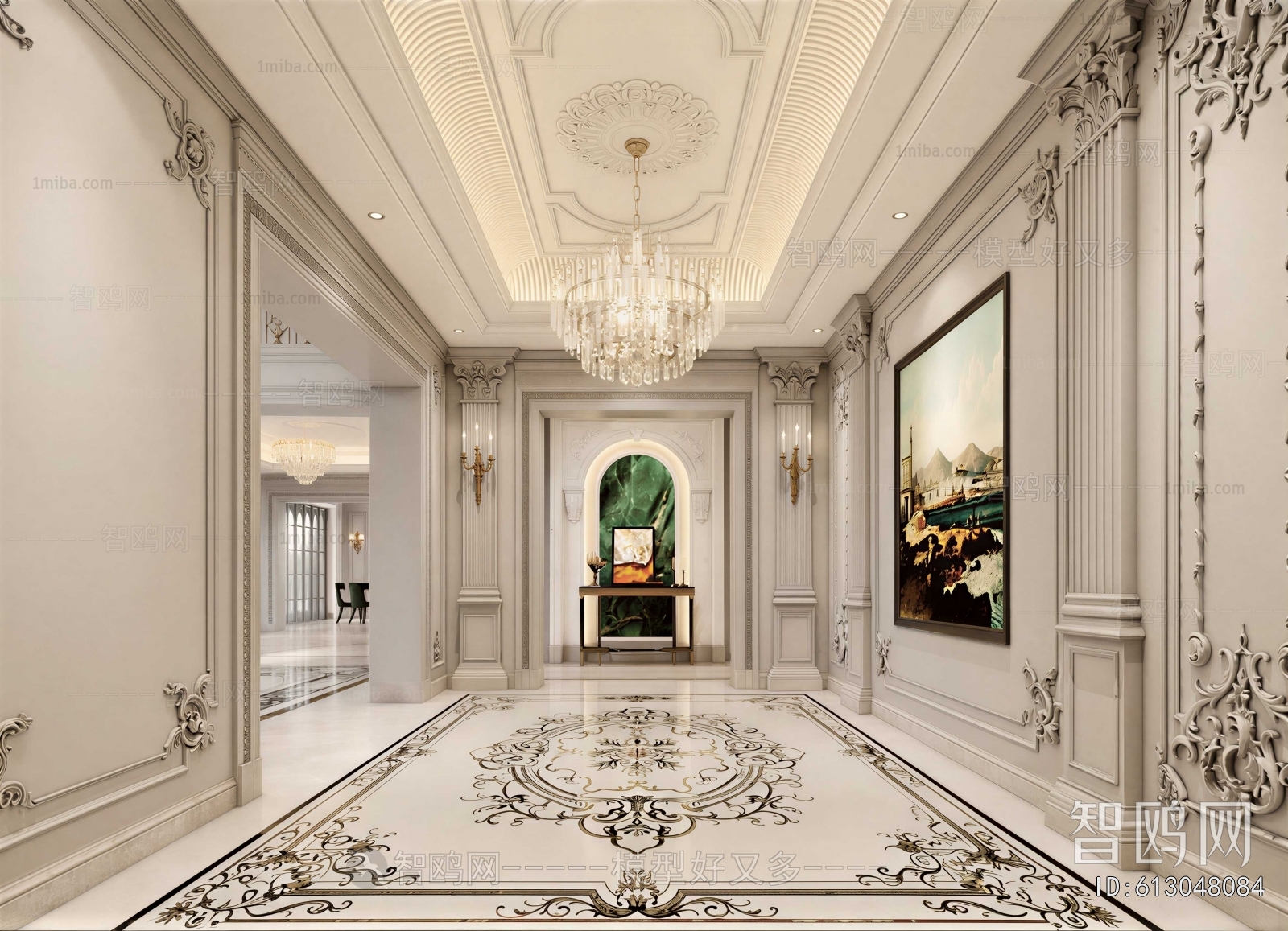 European Style Hallway