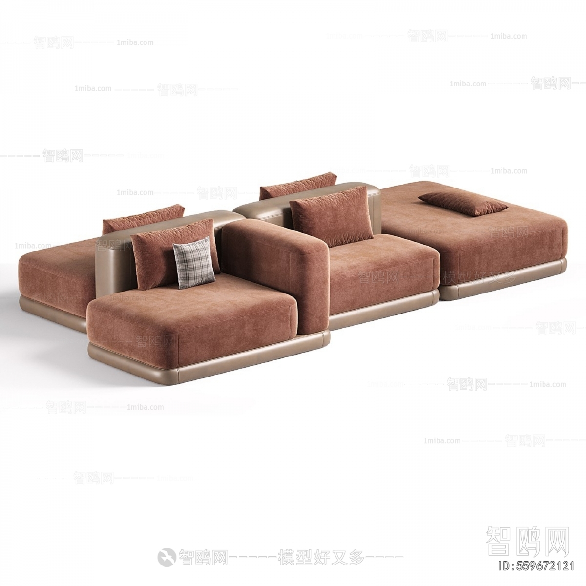 Modern Multi Person Sofa