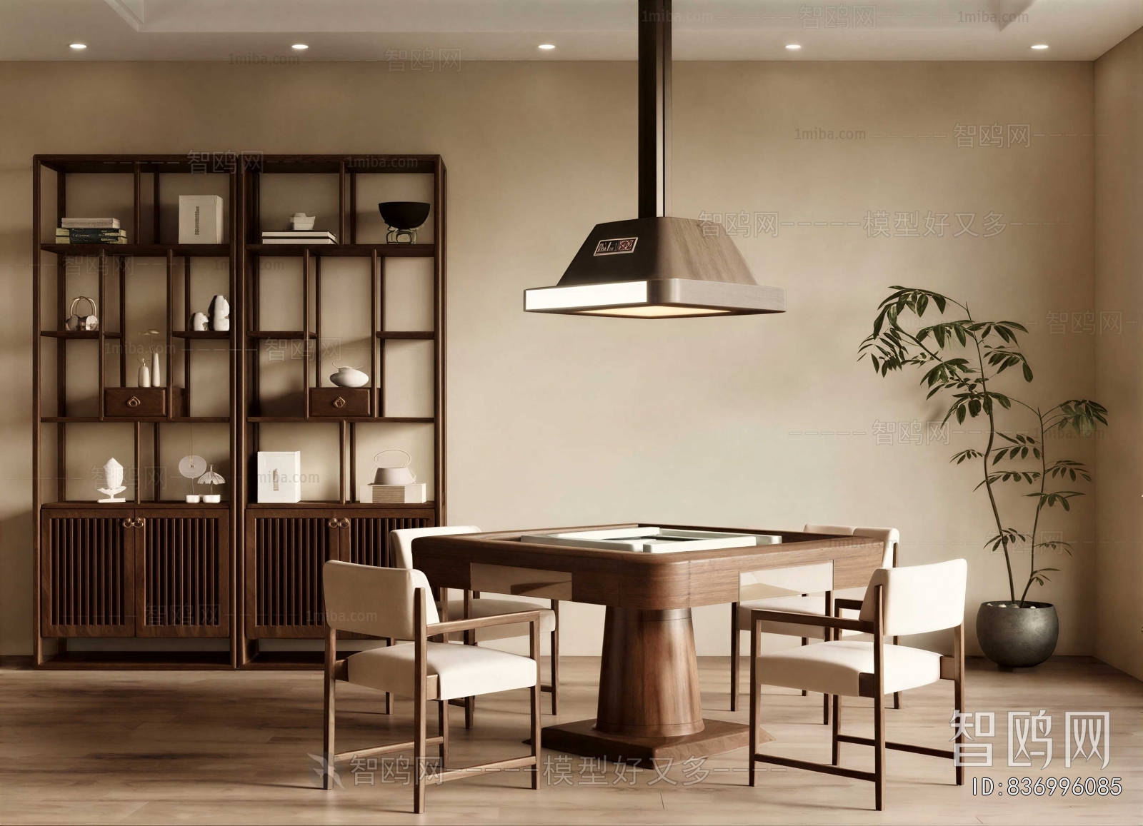 New Chinese Style Chess And Card Room