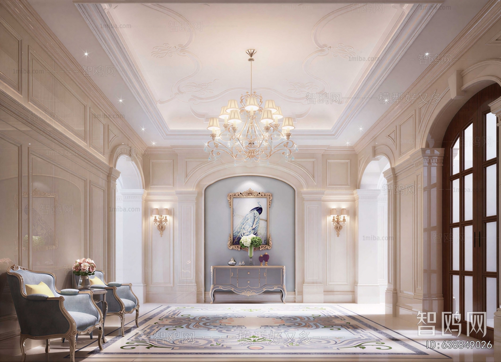 European Style Hallway
