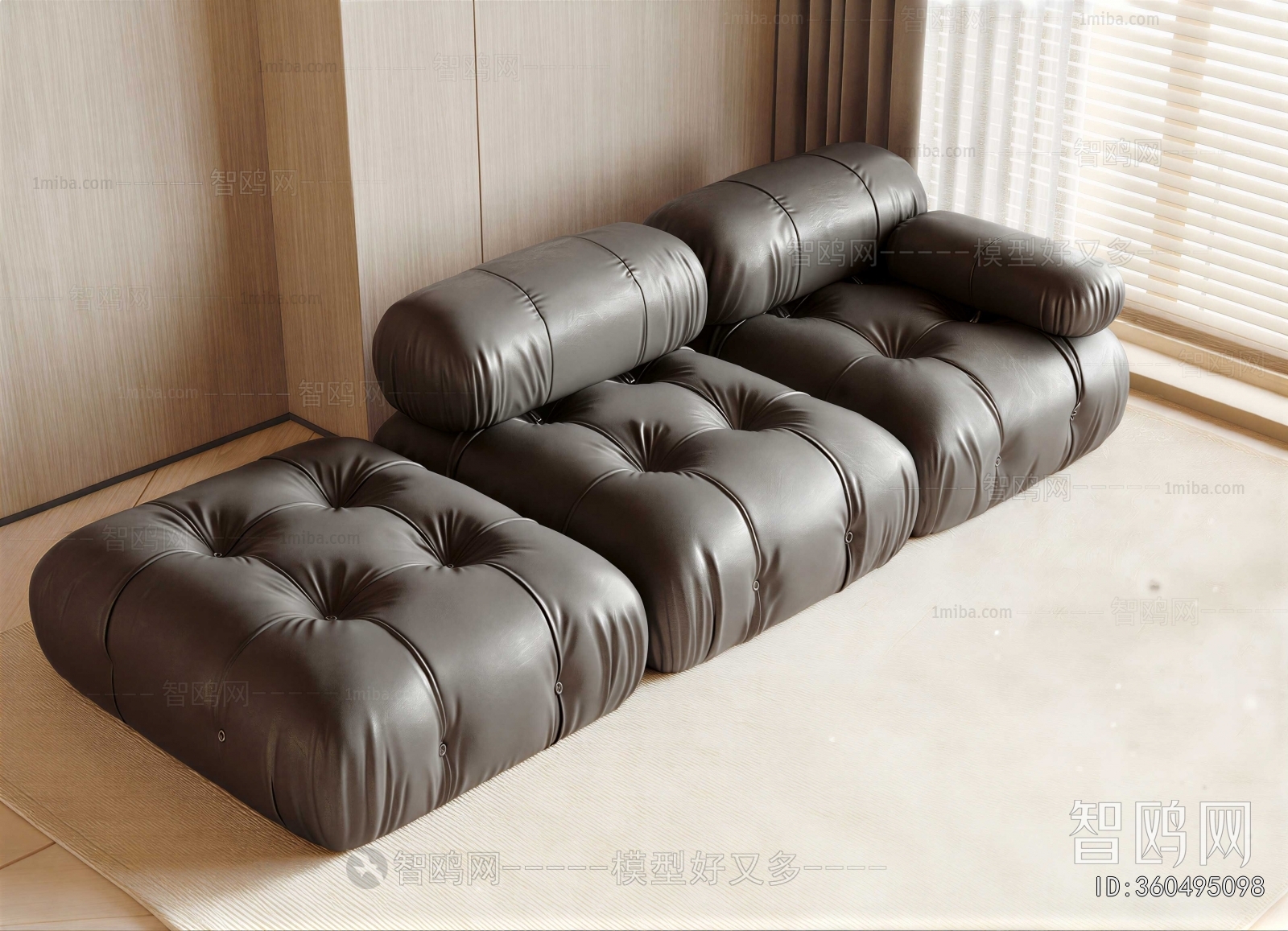 Modern Three-seat Sofa