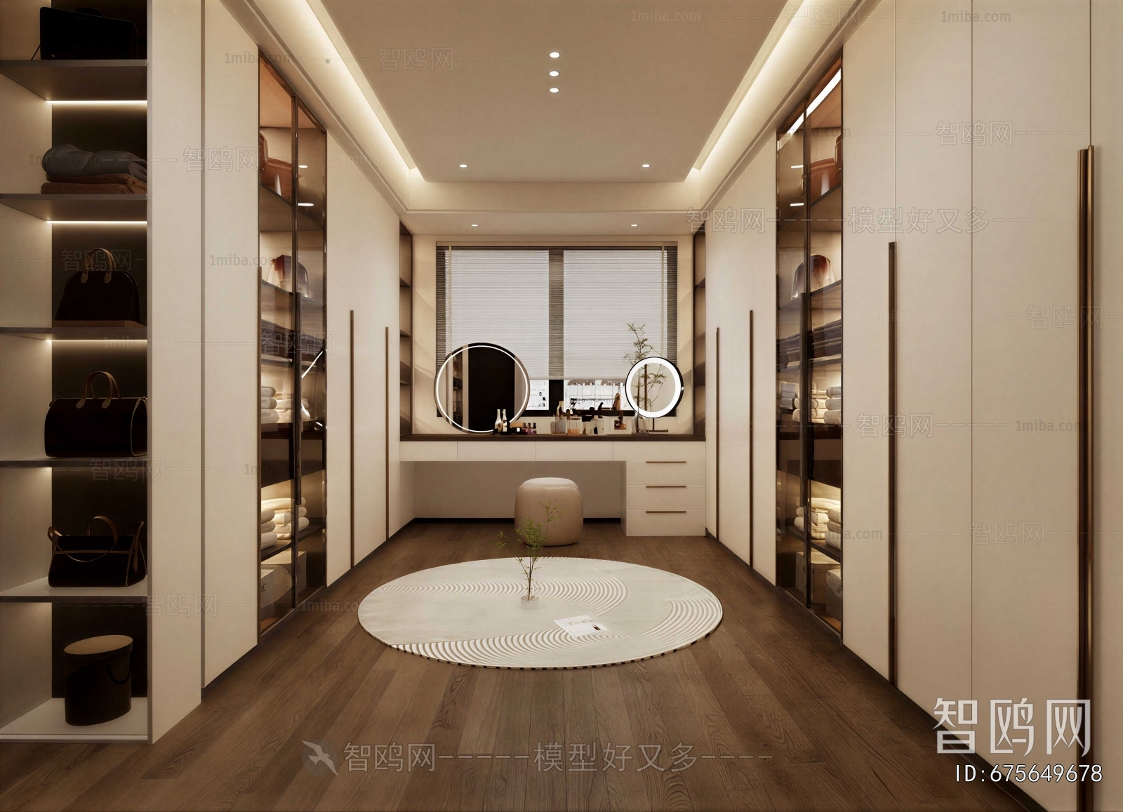 Modern Clothes Storage Area