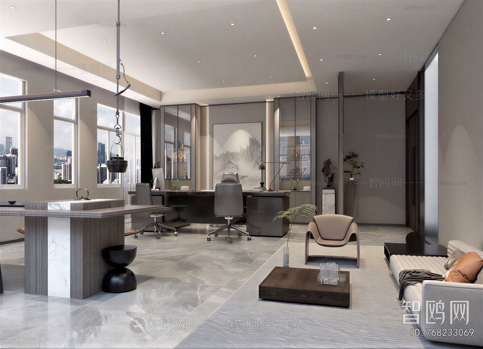 Modern Manager's Office