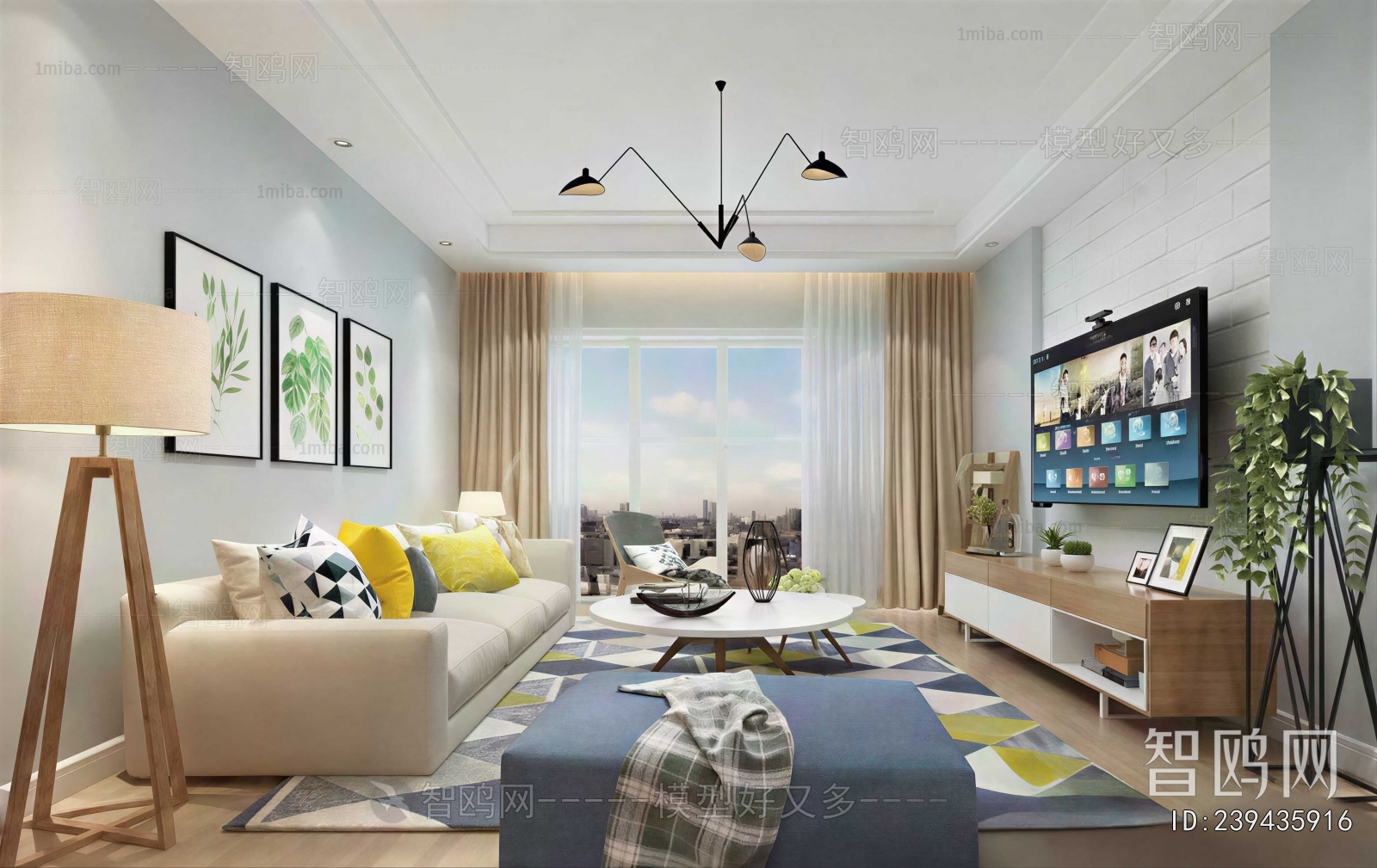 Nordic Style A Living Room