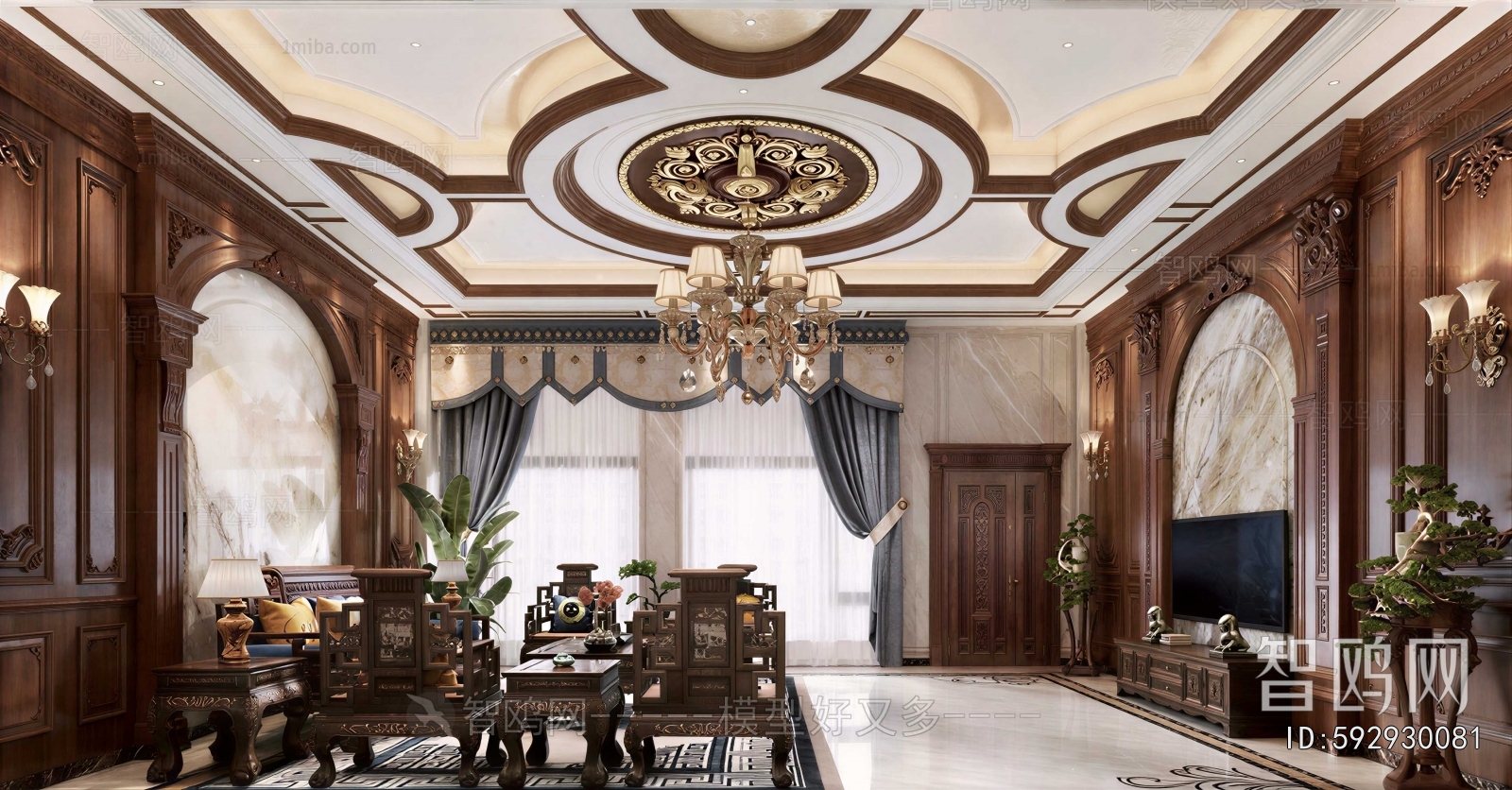 Chinese Style A Living Room
