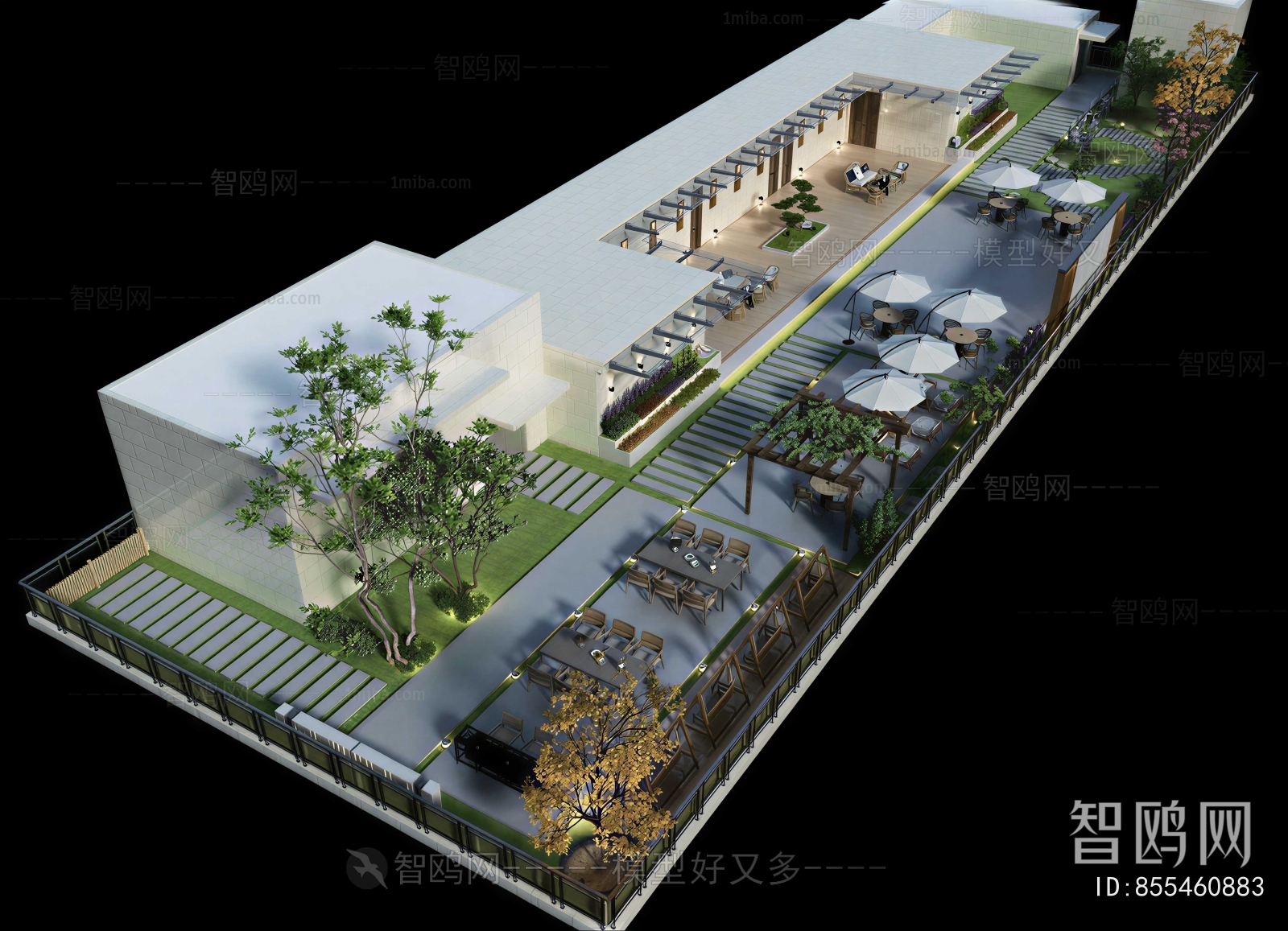 Modern Courtyard/landscape