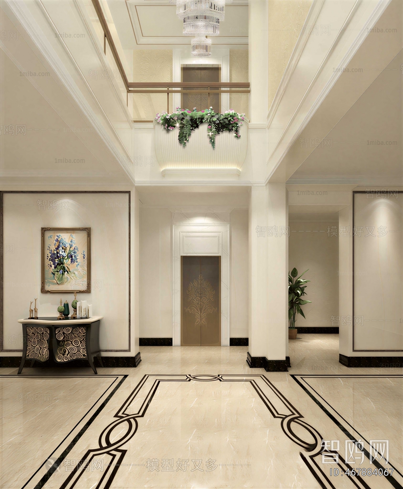European Style Hallway