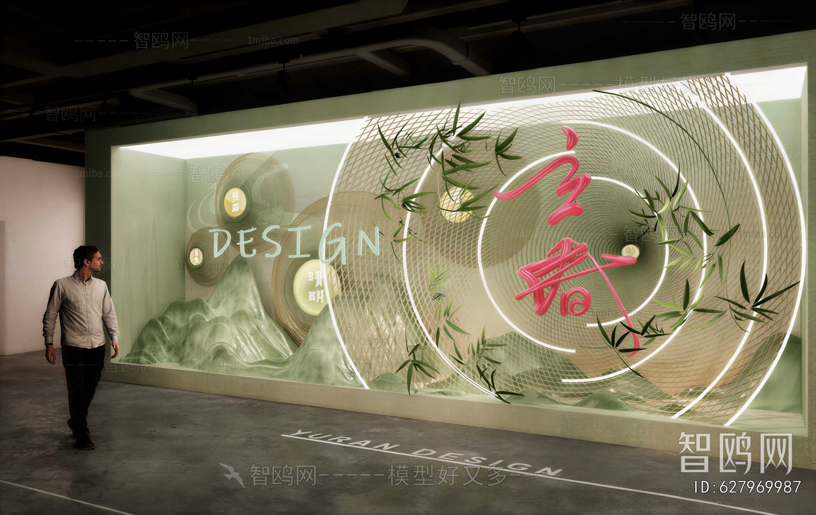 New Chinese Style Exhibition Hall