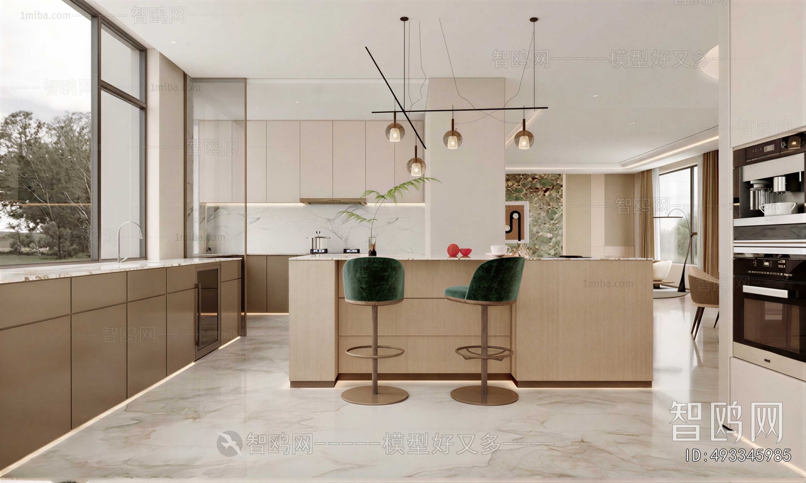 Modern Open Kitchen