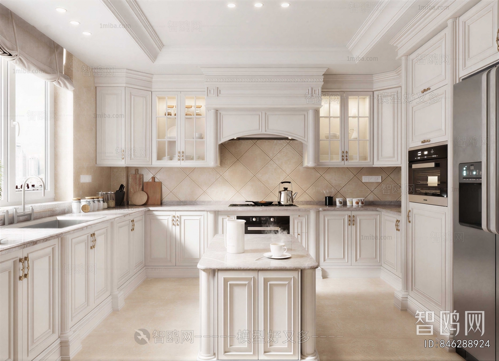 Simple European Style The Kitchen