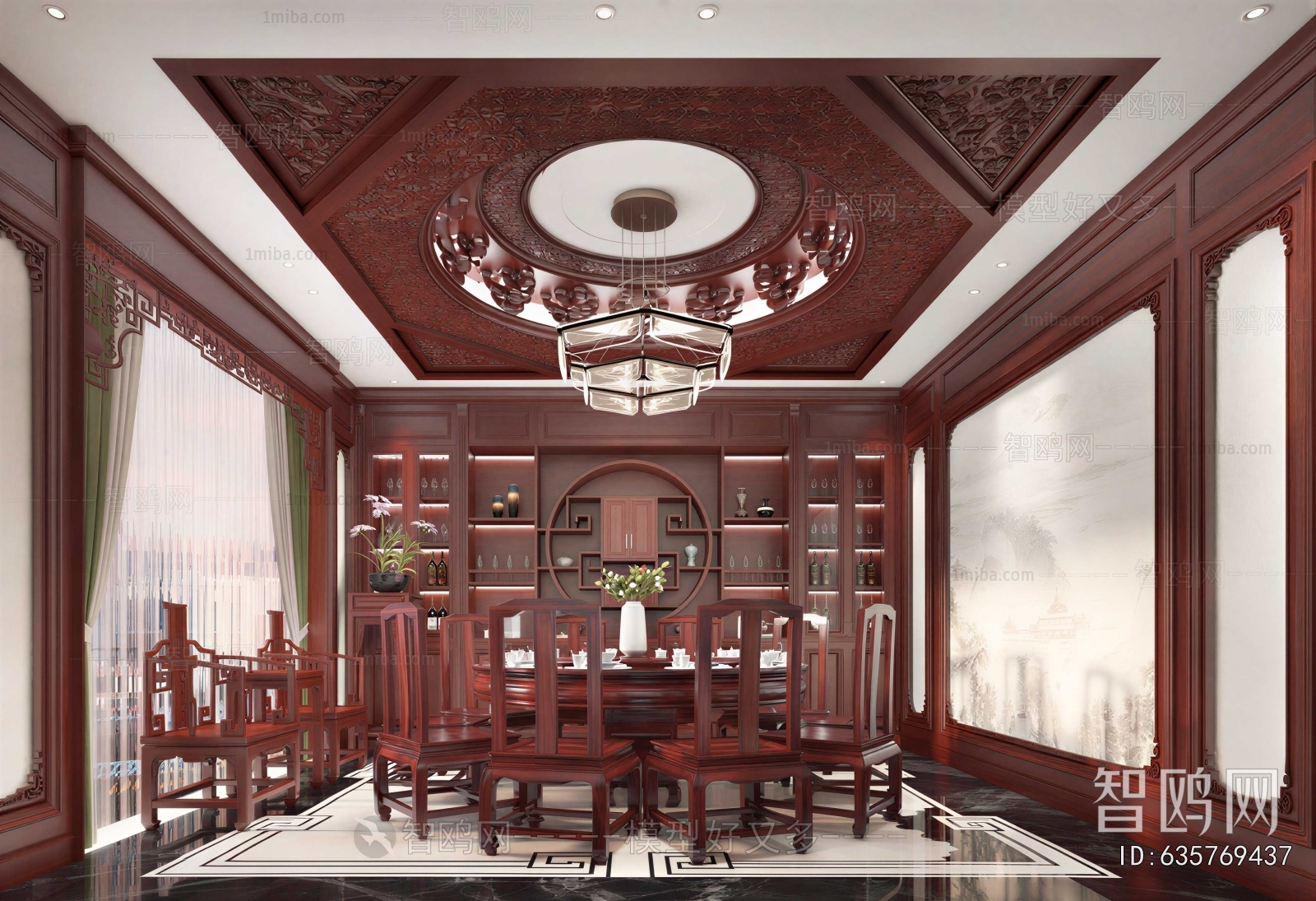 Chinese Style Restaurant Box