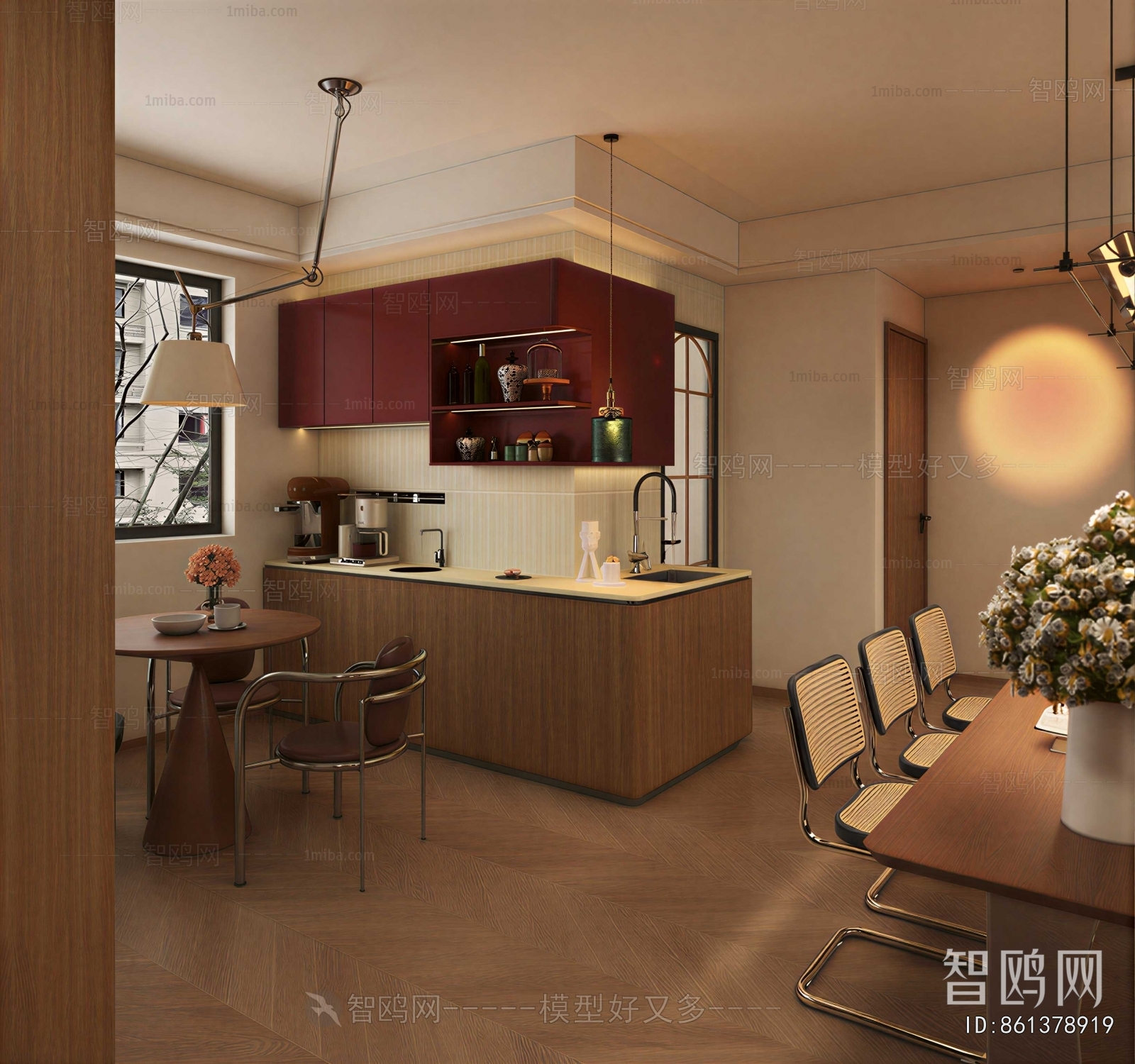 Retro Style Dining Room