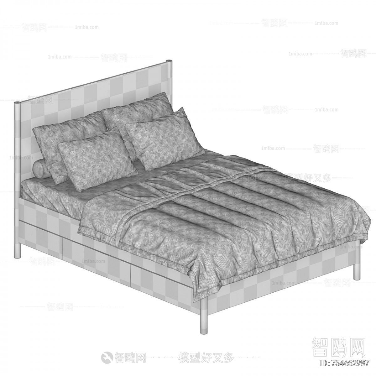 Modern Double Bed