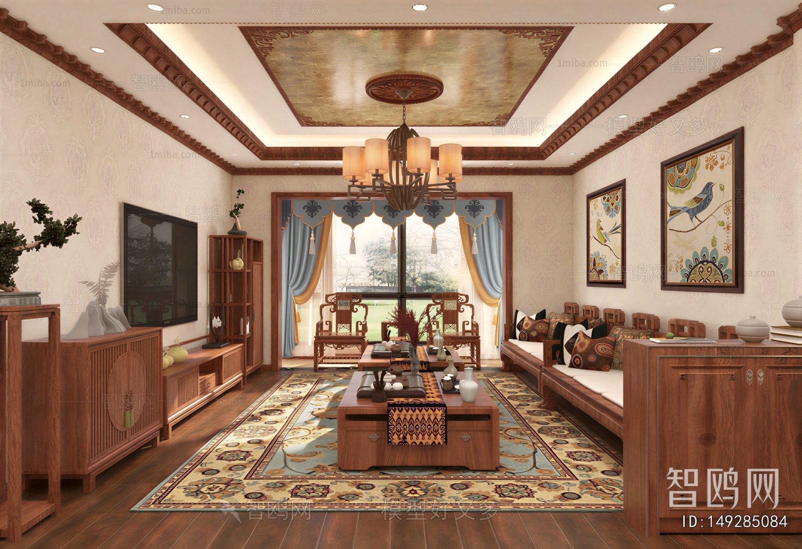 Chinese Style A Living Room