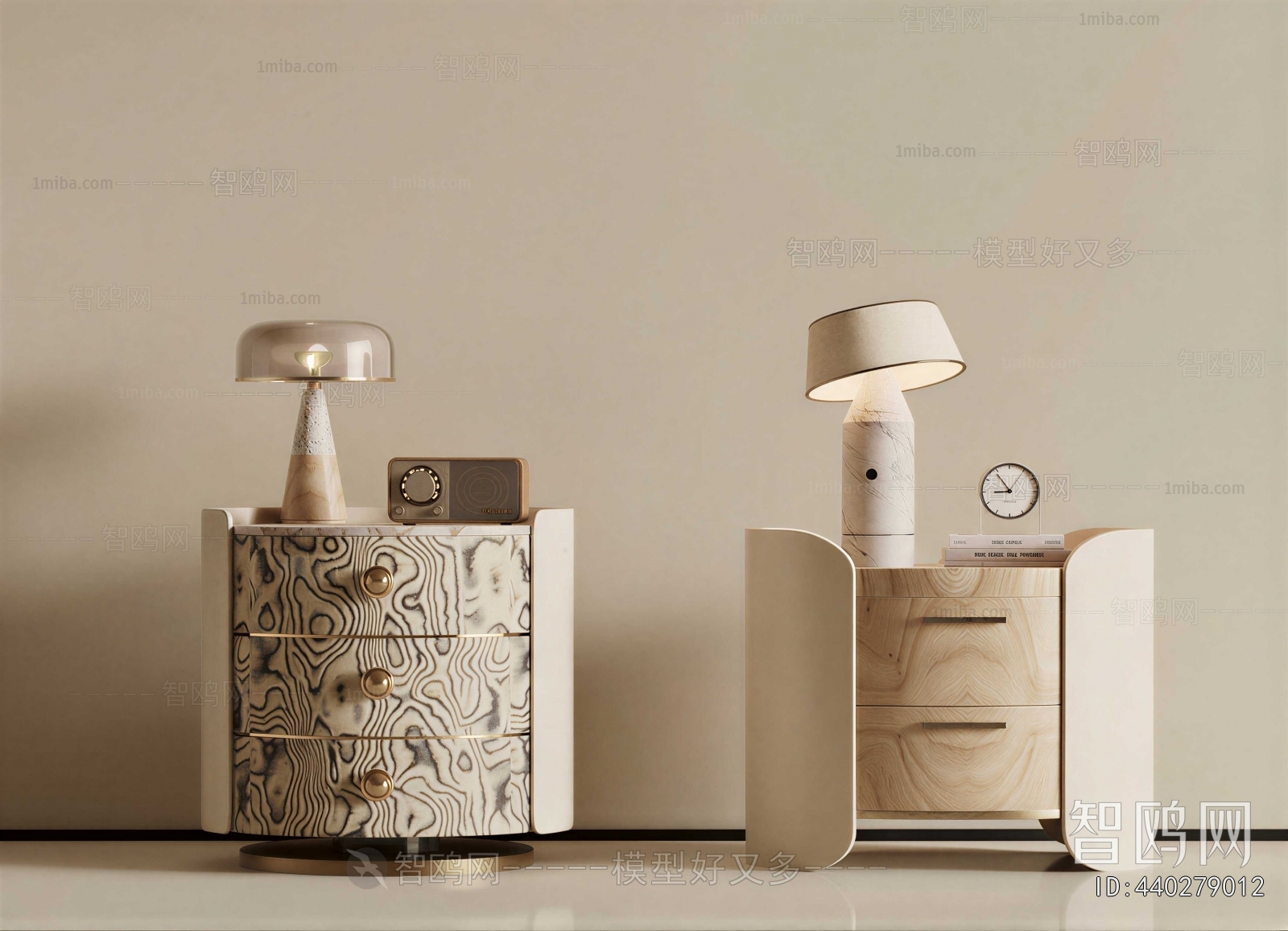 Modern Bedside Cupboard