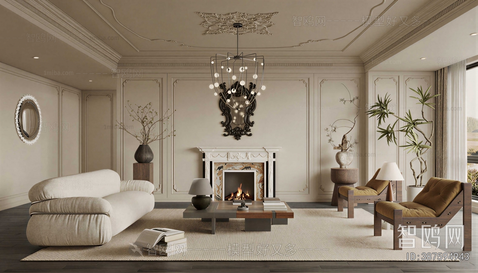 French Style A Living Room