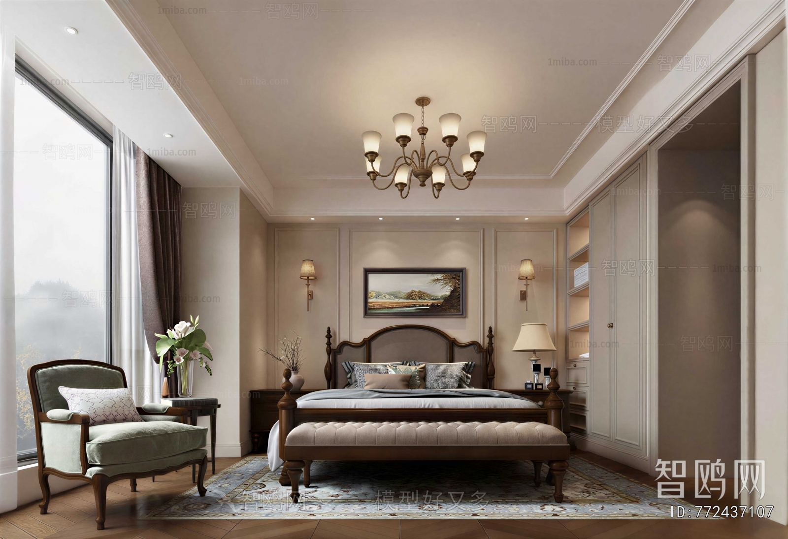 French Style Bedroom