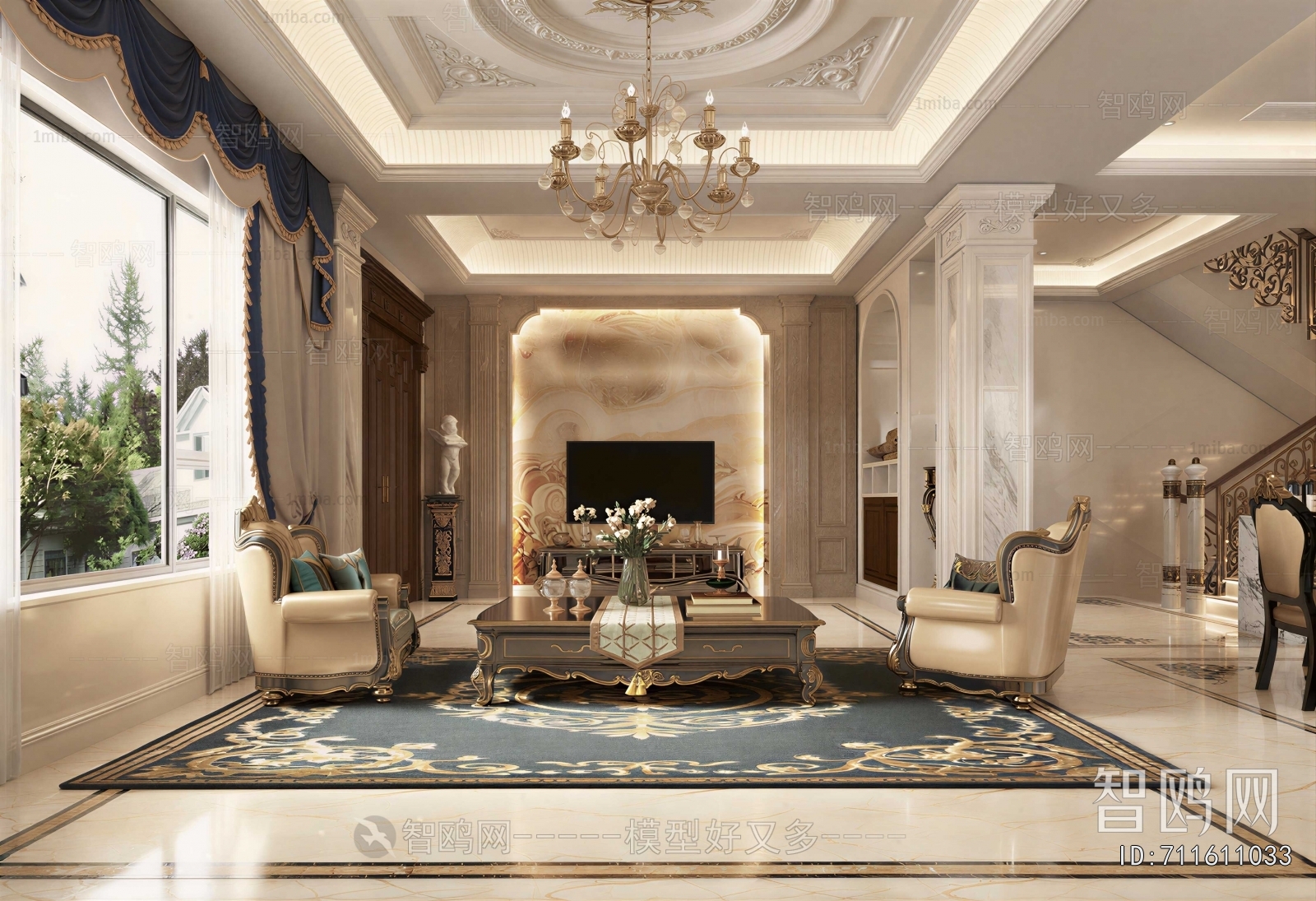 European Style A Living Room