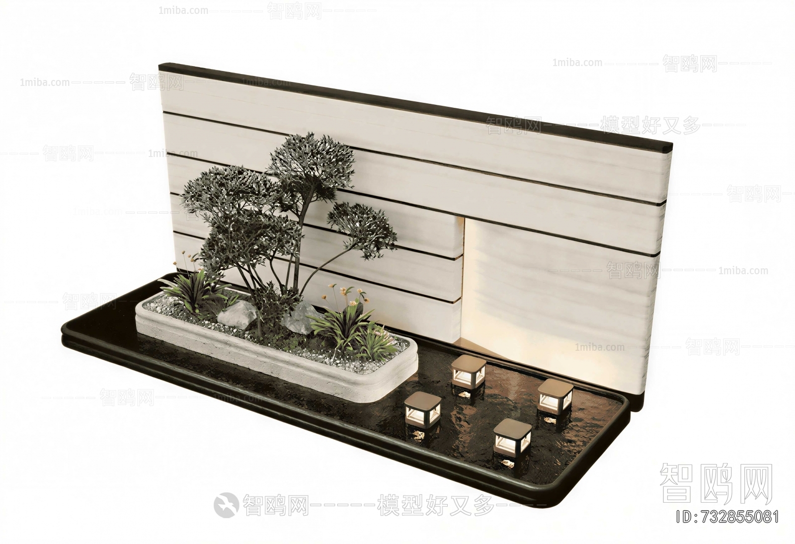 Modern Rockery Waterscape