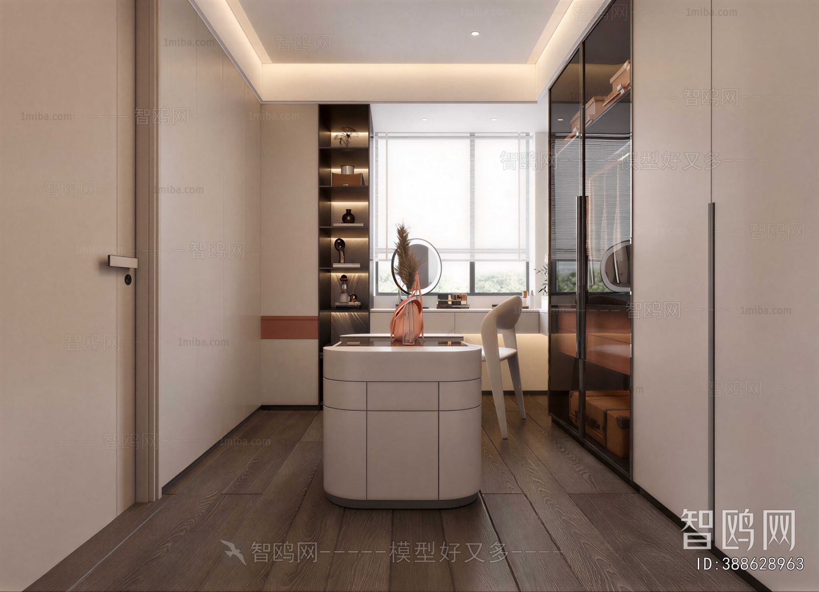 Modern Clothes Storage Area