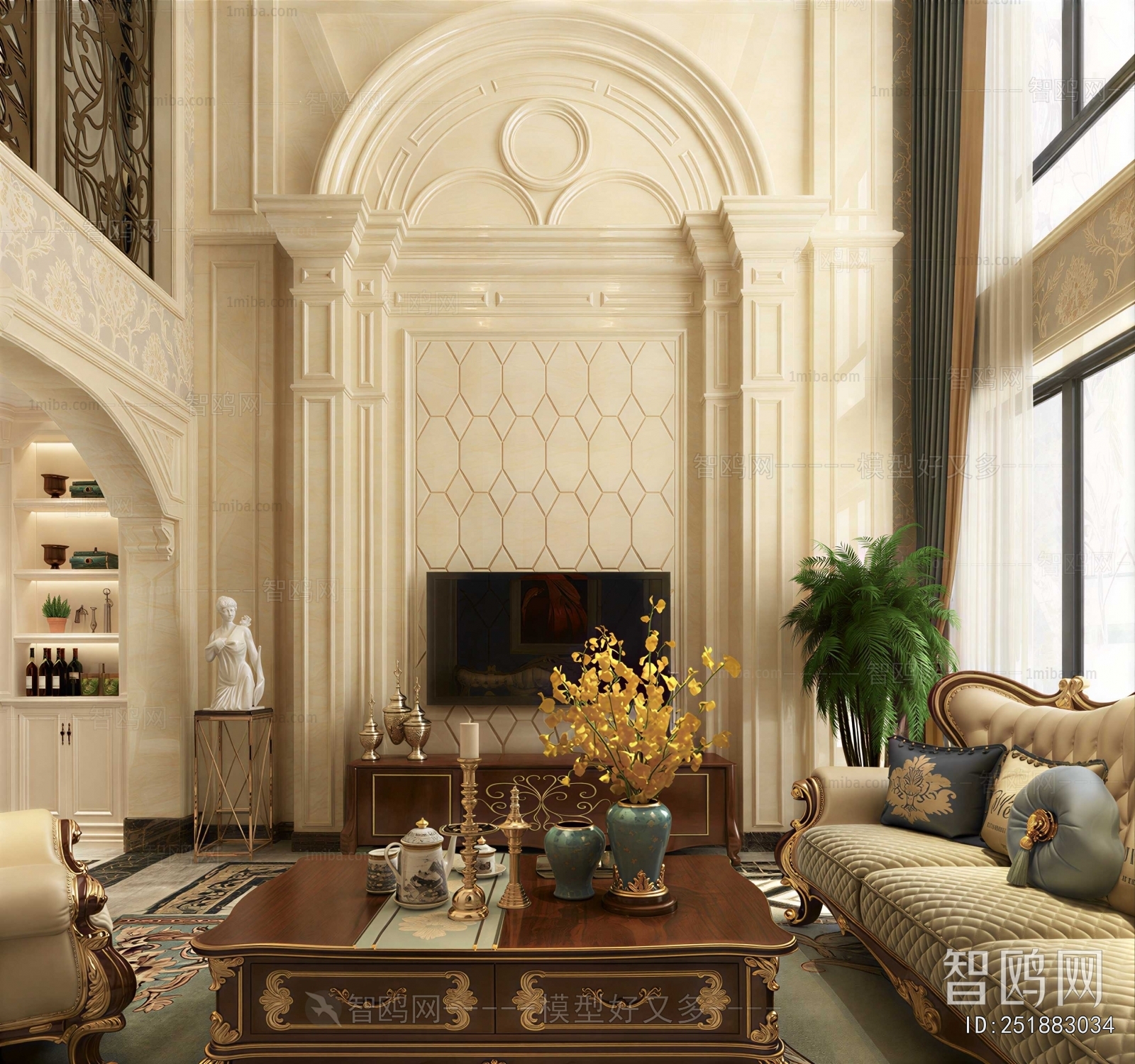 European Style A Living Room