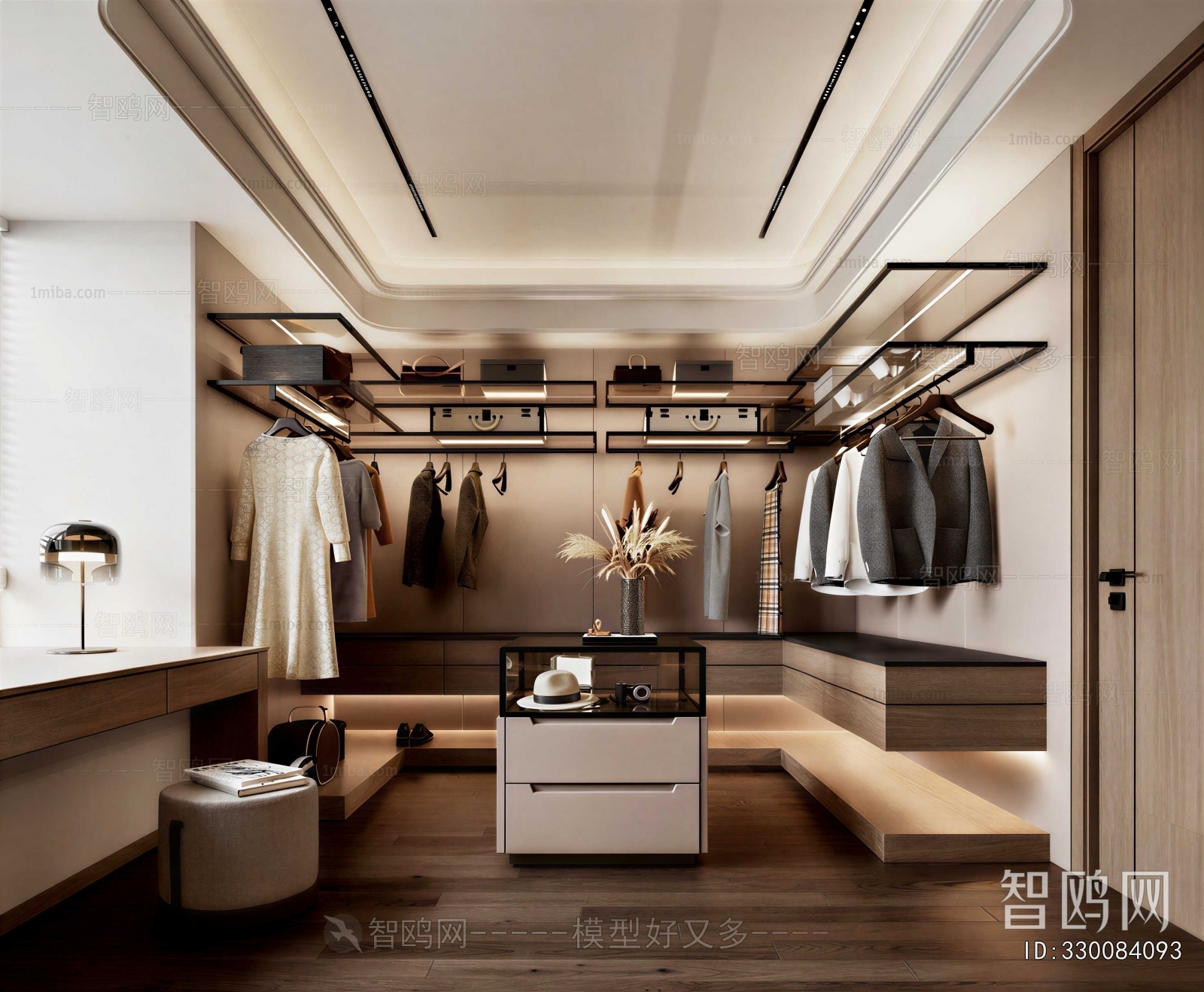 Modern Clothes Storage Area