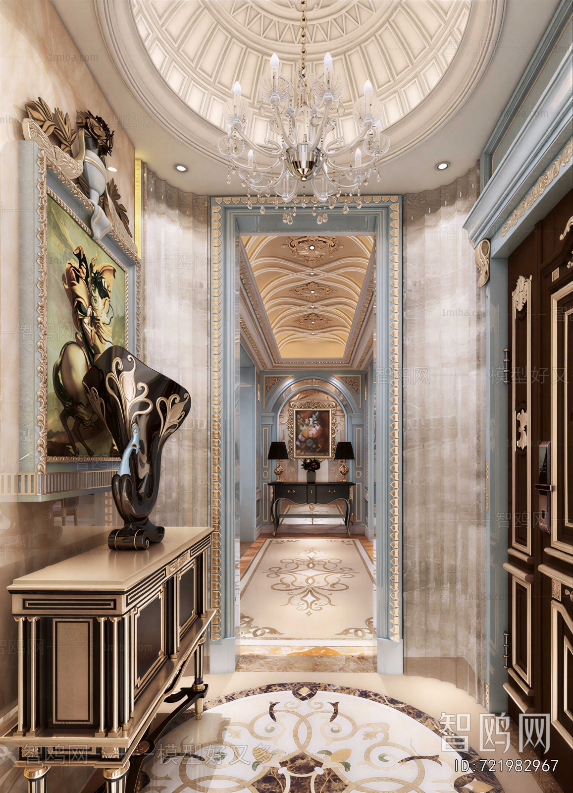 European Style Hallway