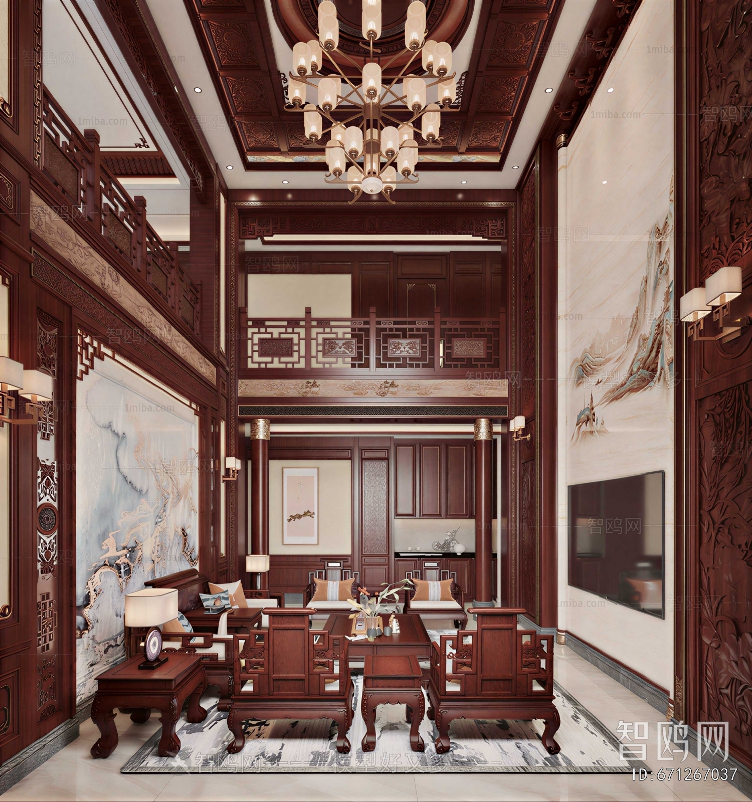 Chinese Style A Living Room