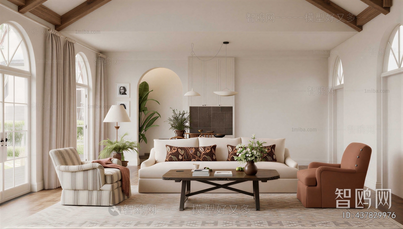 American Style A Living Room