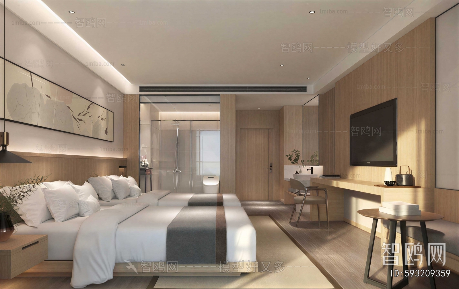 Modern Guest Room
