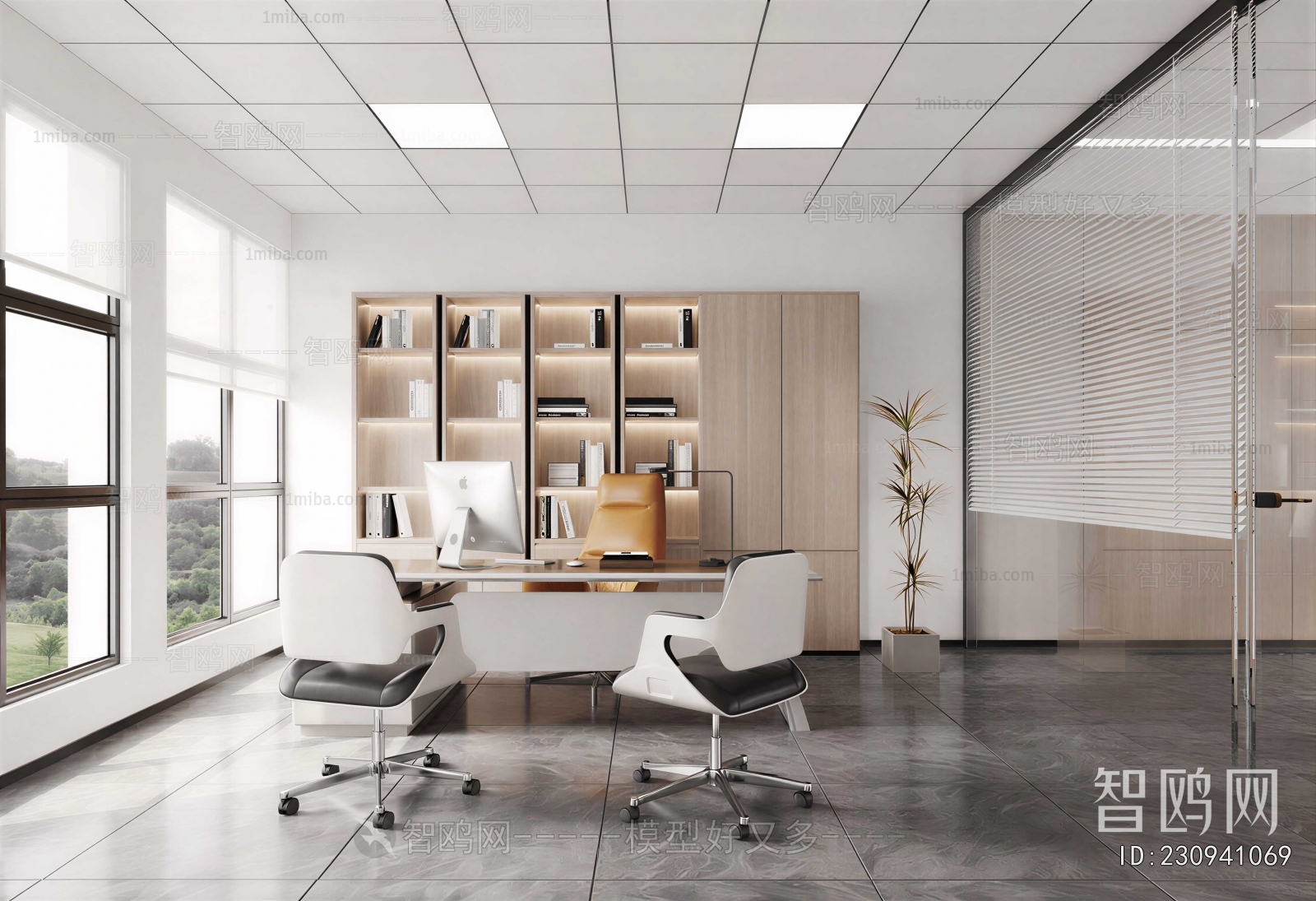 Modern Manager's Office