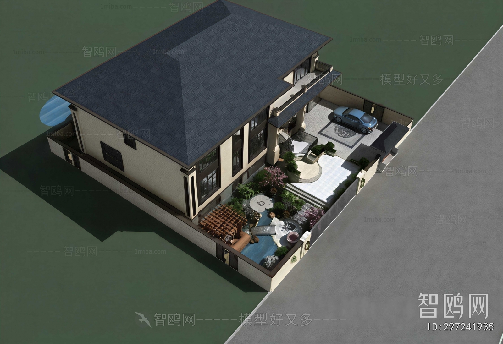 New Chinese Style Detached Villa