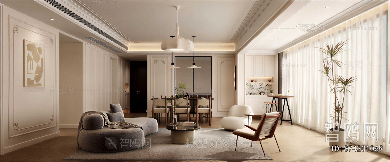 French Style A Living Room