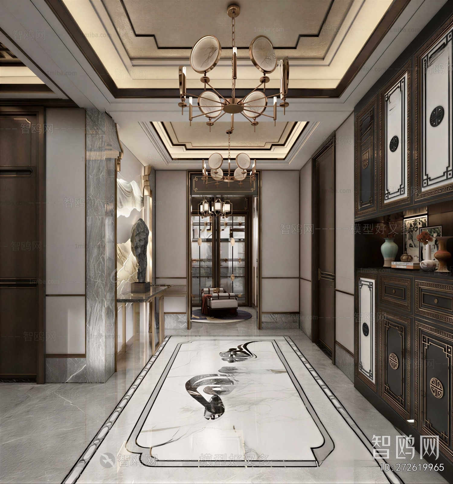 New Chinese Style Hallway