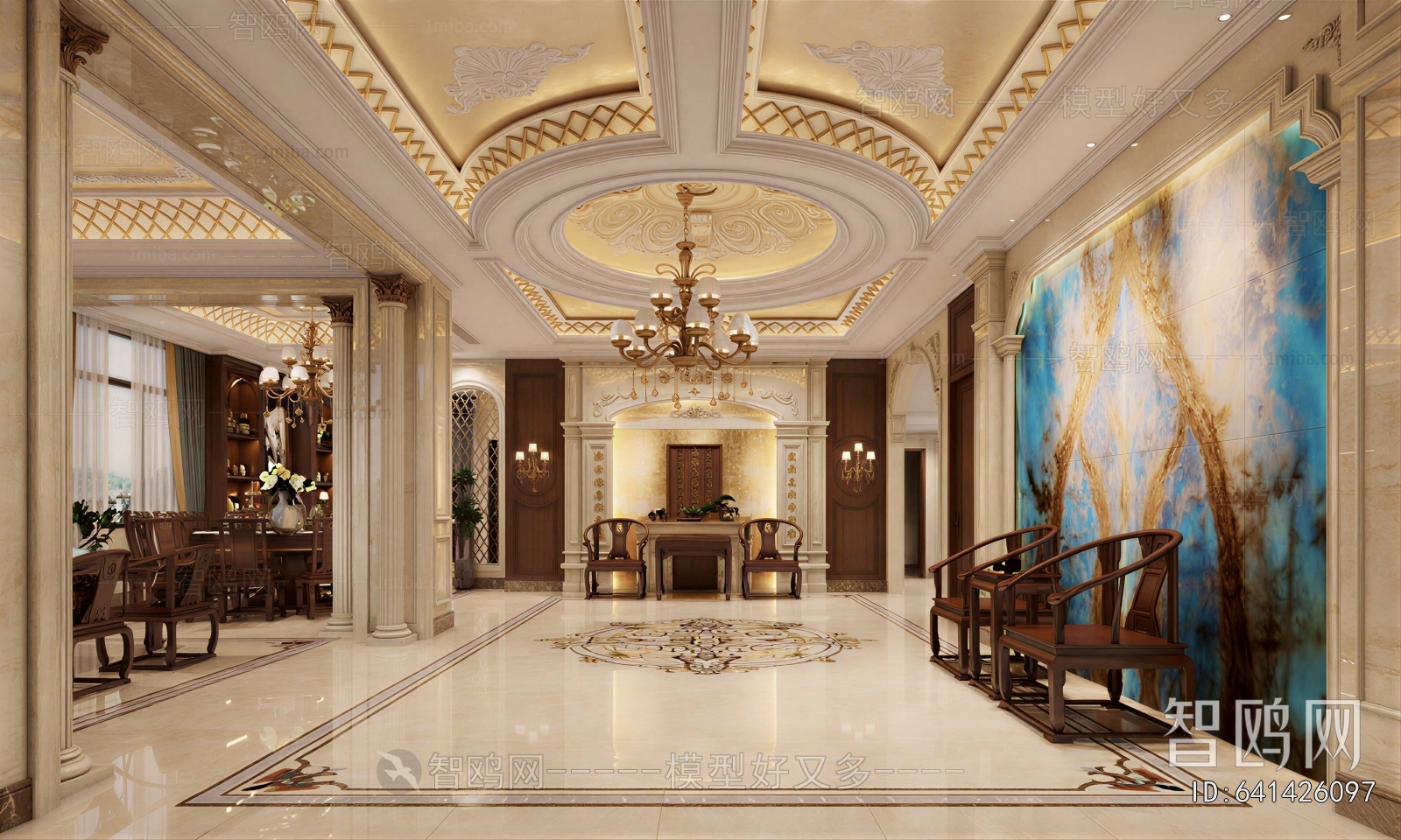 European Style Hallway