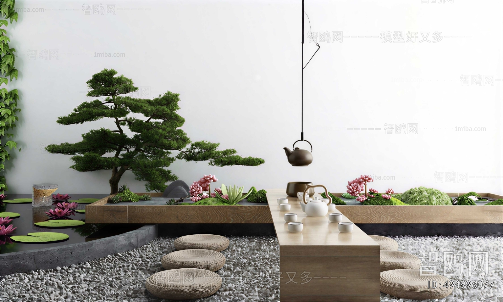 Japanese Style Tea Tables And Chairs