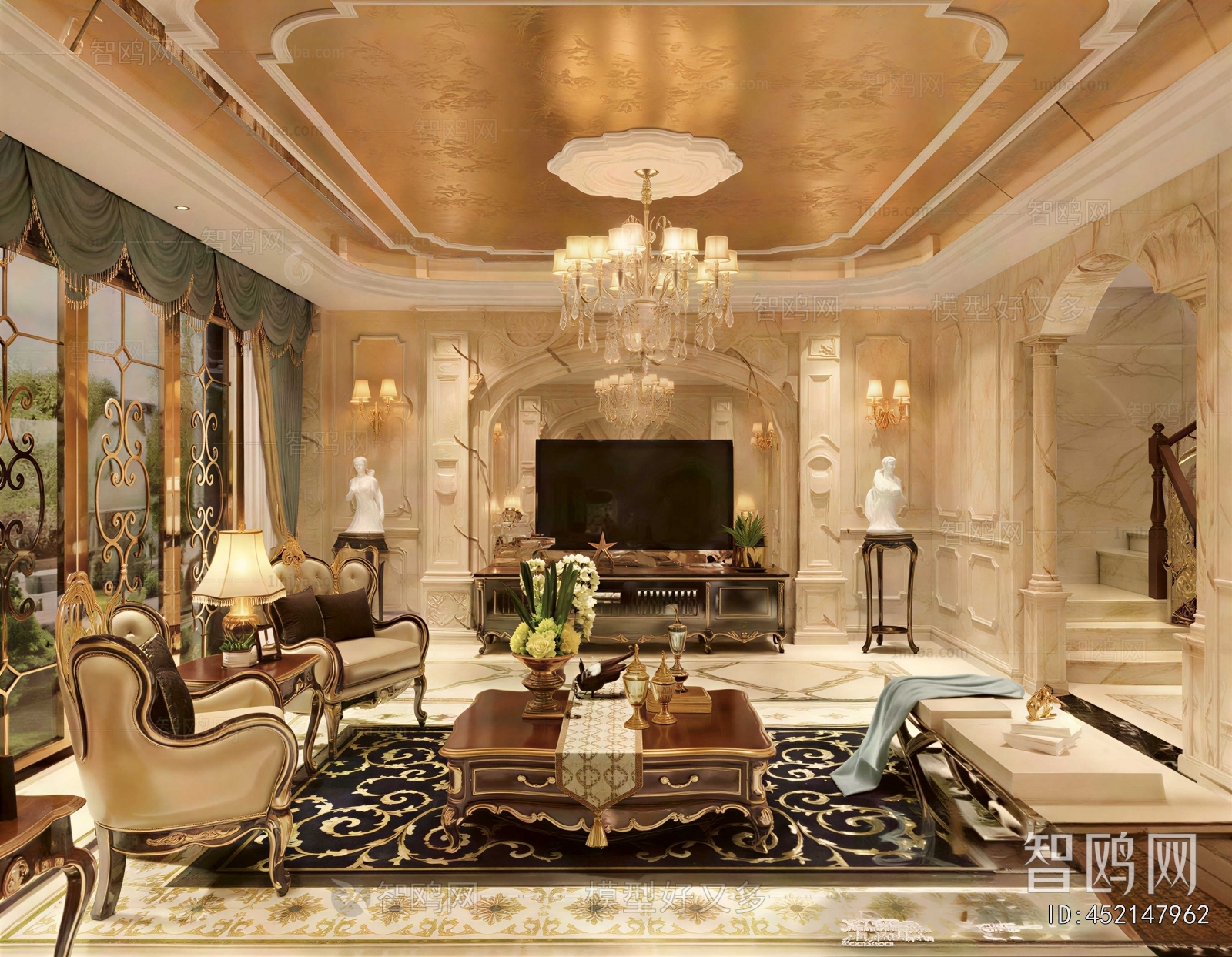 European Style A Living Room