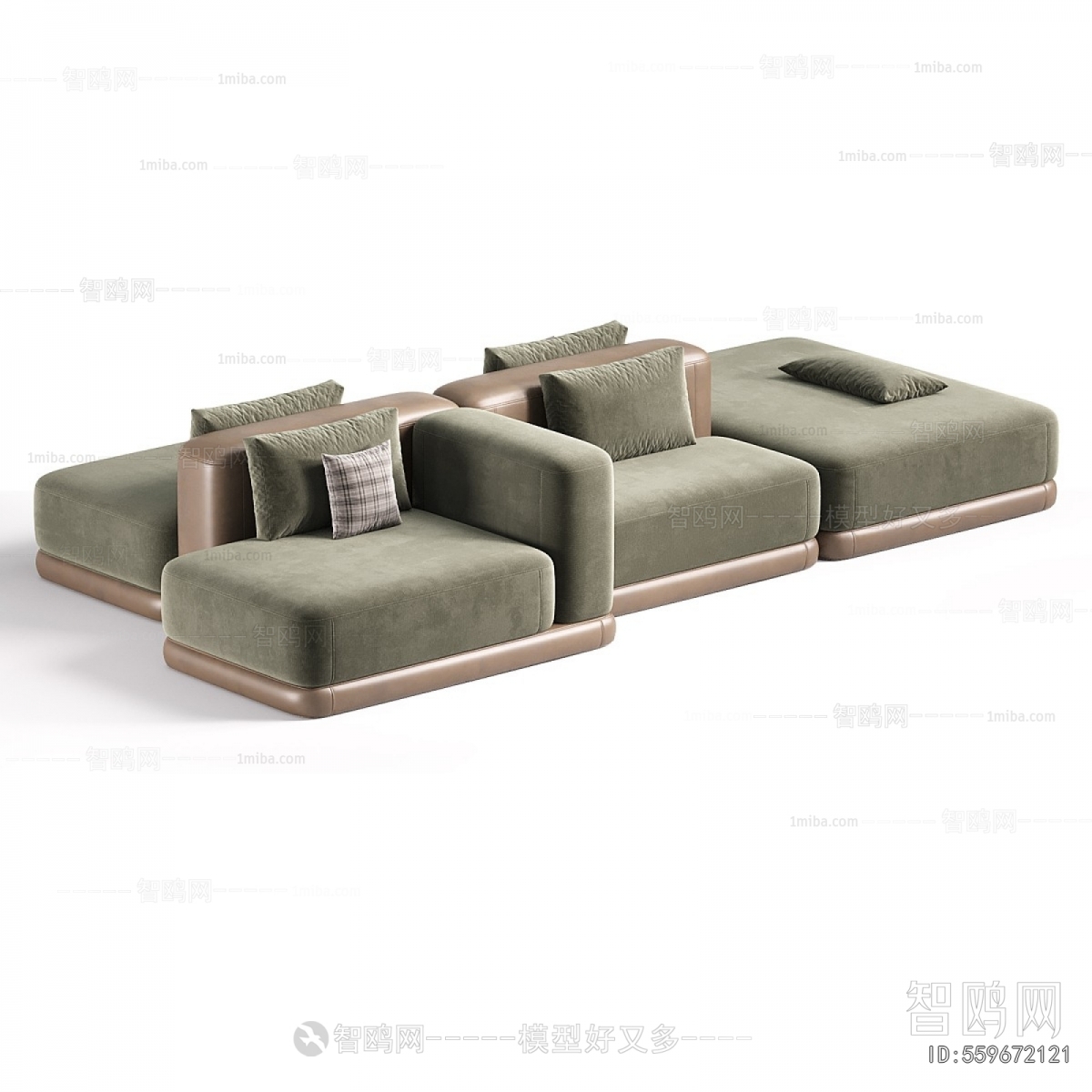 Modern Multi Person Sofa