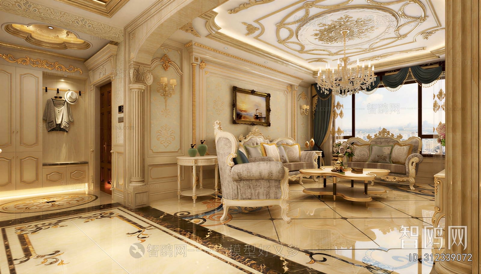 European Style A Living Room
