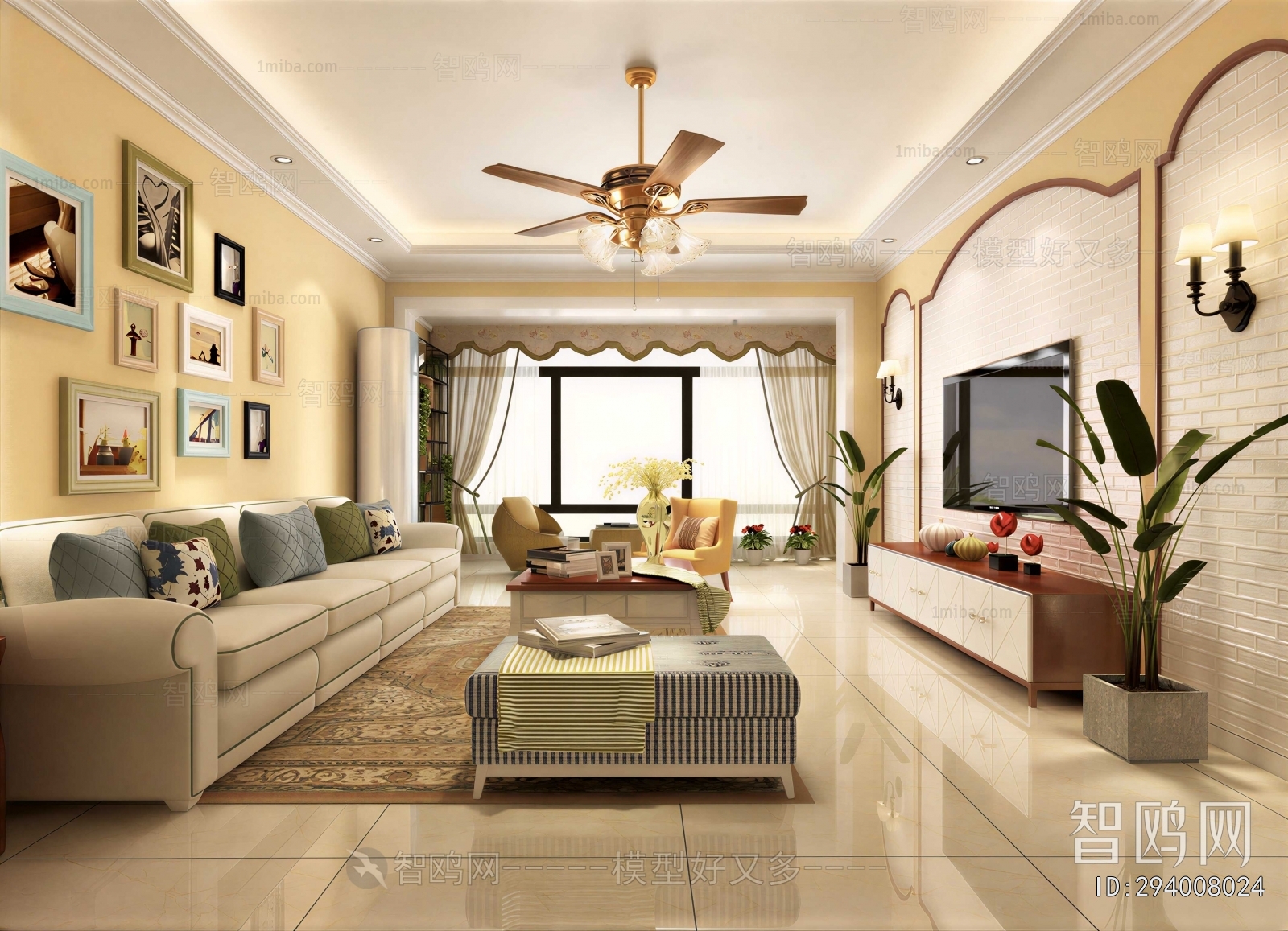 American Style A Living Room