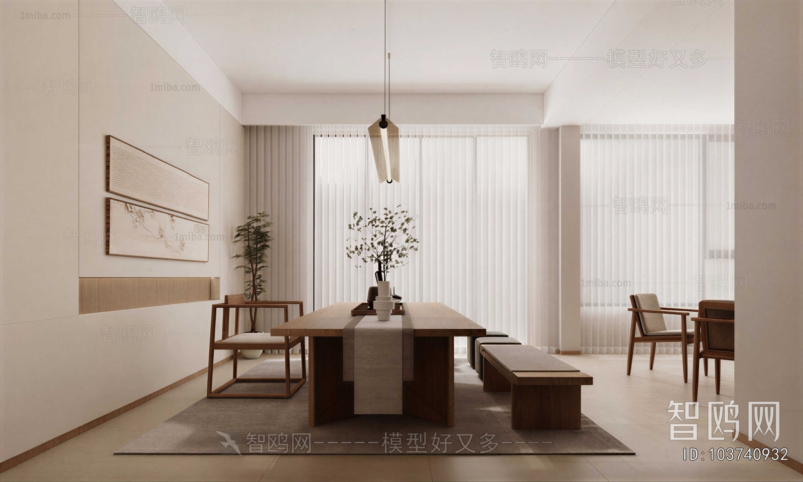 Wabi-sabi Style Tea House